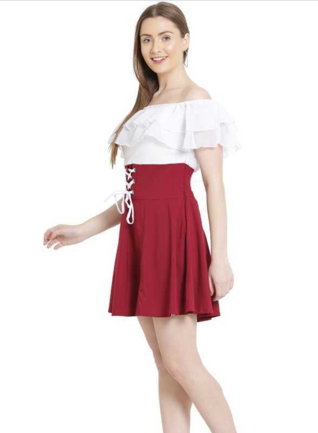 Astro-World Off-Shoulder One-piece Dress