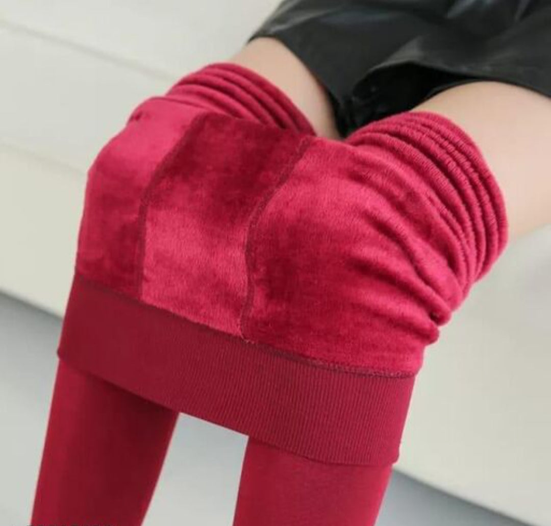 Imported Women's Thick & Warm Fur Leggings for Winters